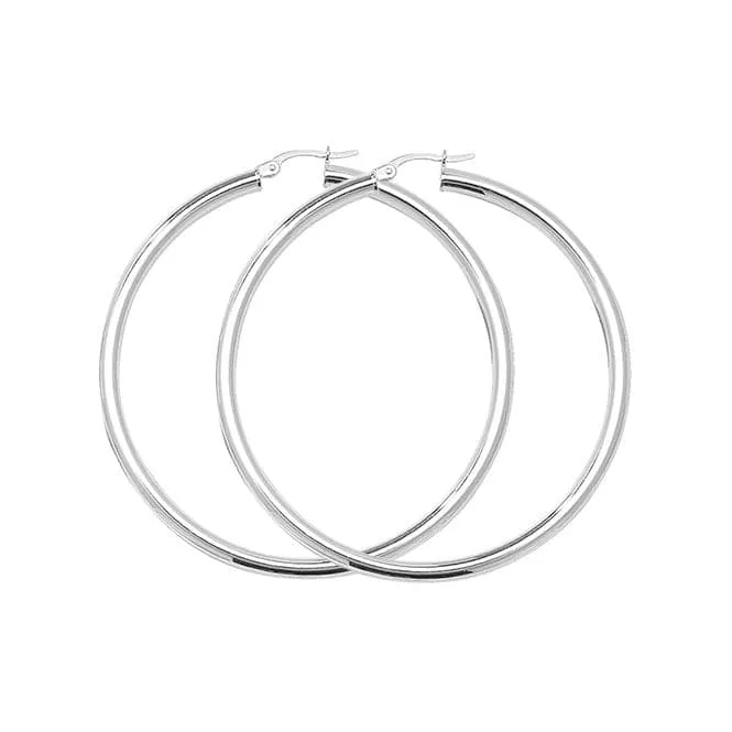 Acotis Silver Hoop Earrings G5183