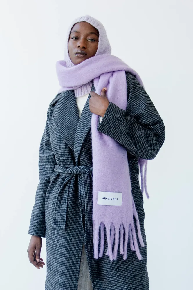 Arctic Fox Stockholm Lavender Scarf