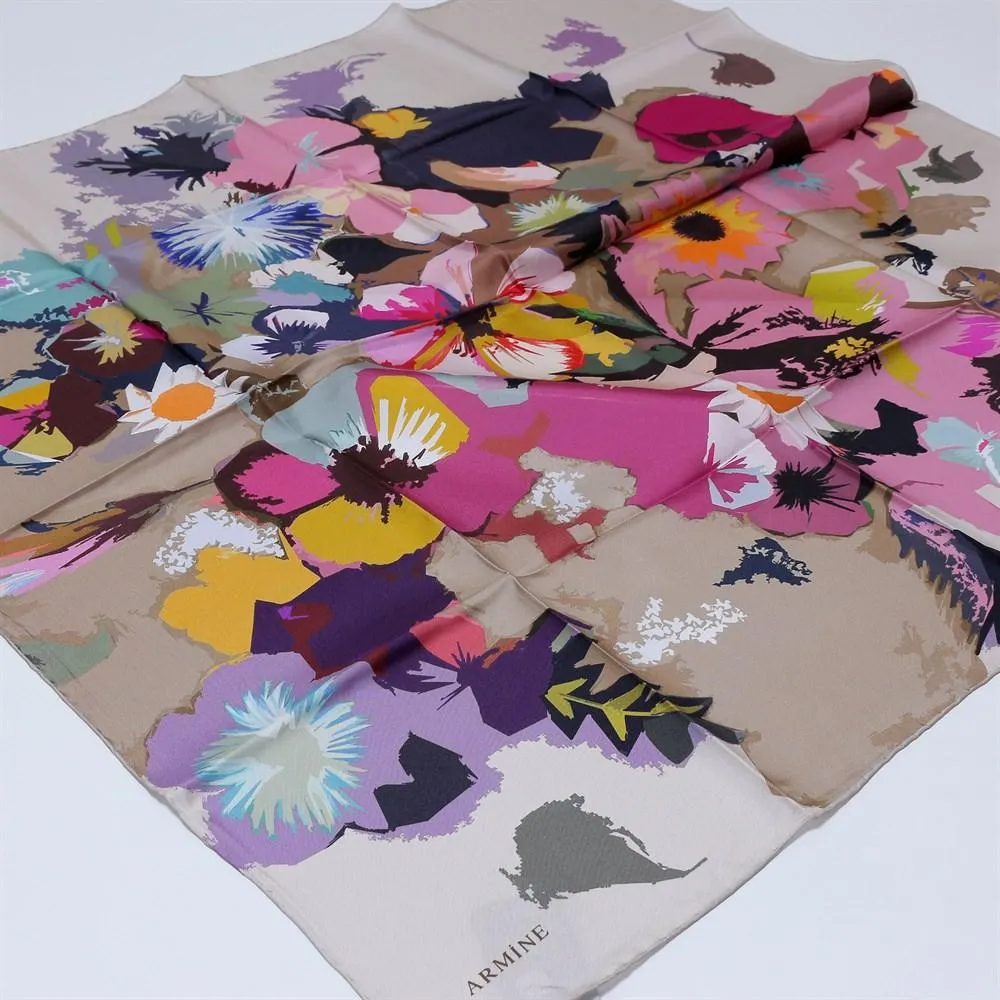 Armine Flora Turkish Silk Scarf No. 1