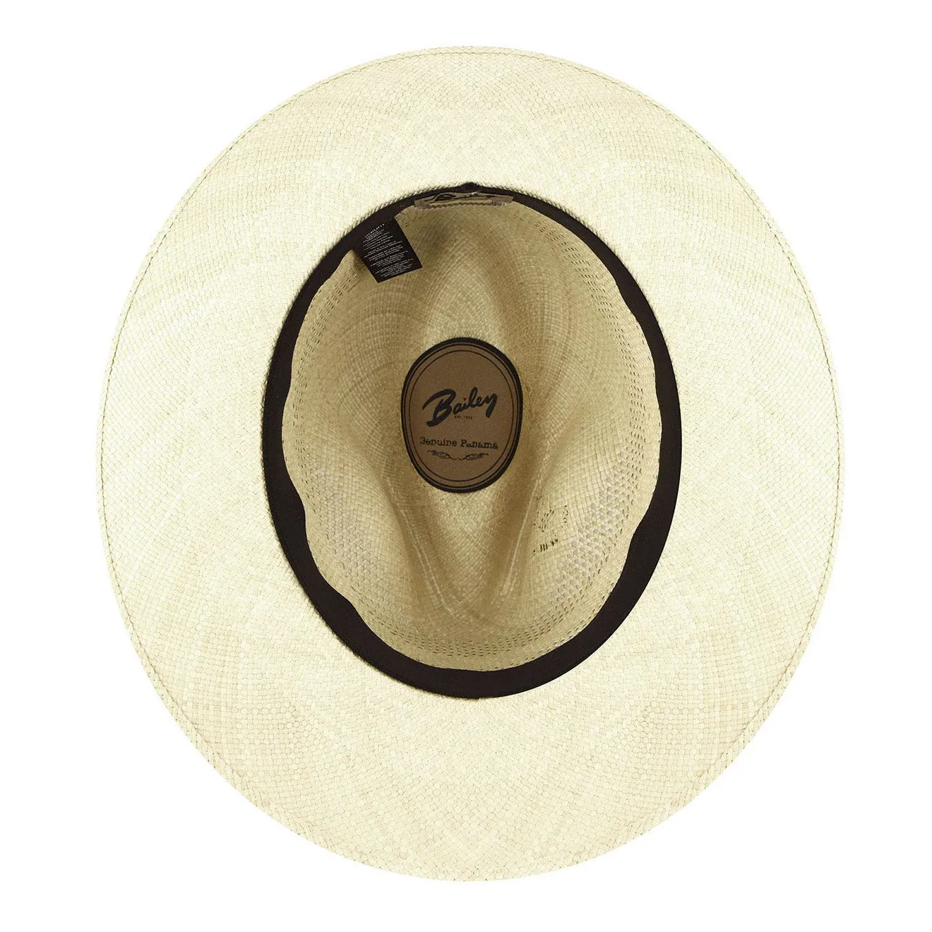 Bailey Ezra Vented Genuine Panama Fedora