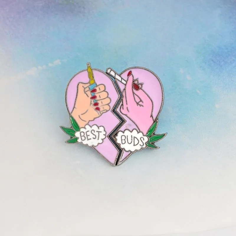 Best Buds Enamel Pins