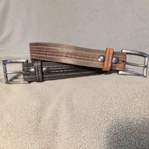 BH Men's Vintage Braid Leather Western Belt #5848