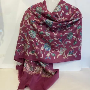 Bipin - Heirloom Indian Wrap - Mauve