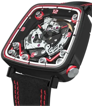 BM Watch FF39-4 Black Titanium Red