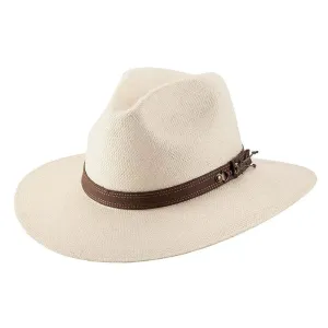 Bullhide Open Land- Panama Straw Fedora Hat