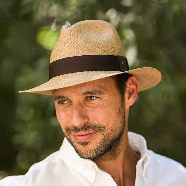 California Hats Hector - Panama Straw Fedora Hat