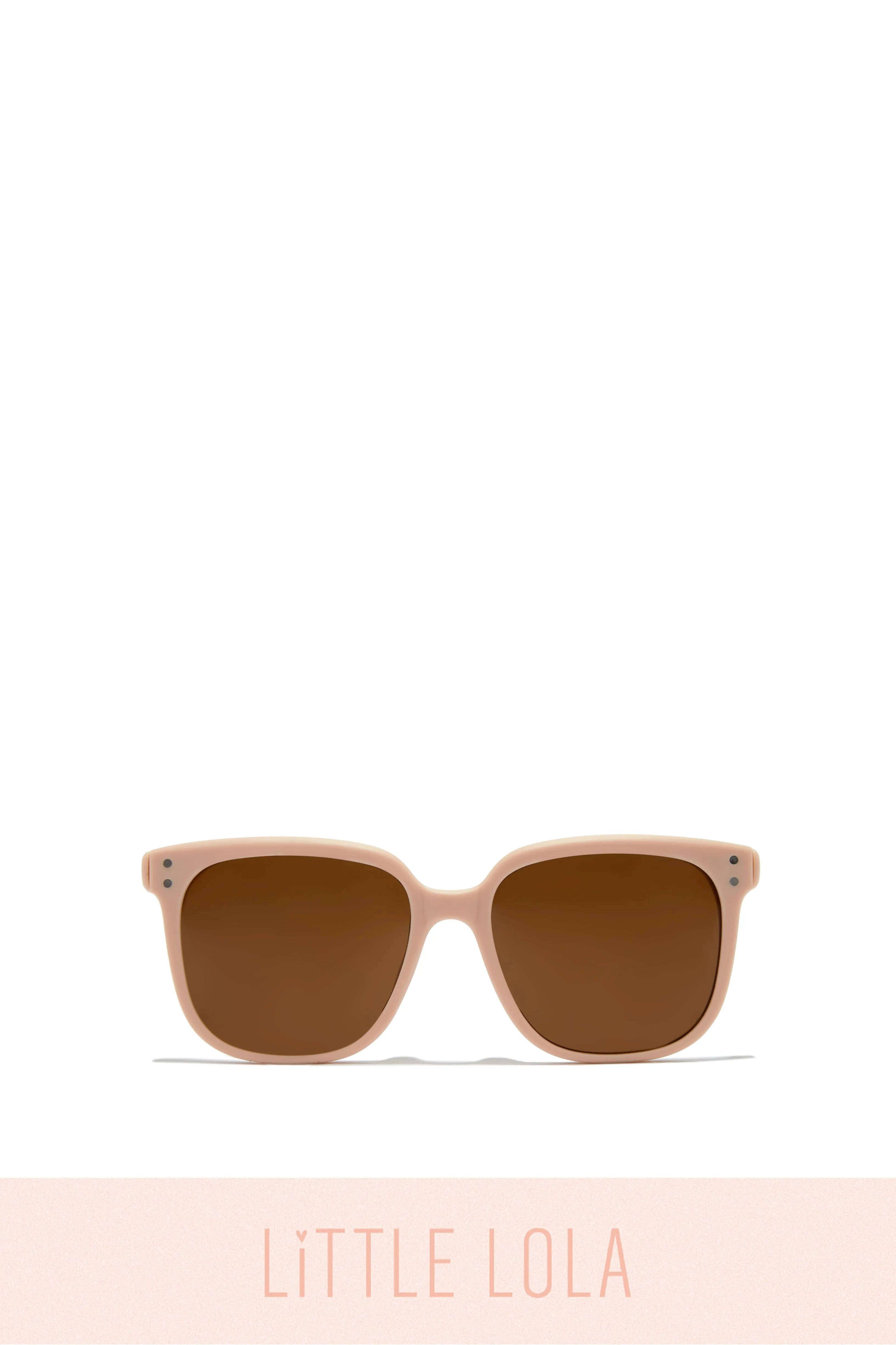 Celina Kids Oversized Sunglasses - Nude