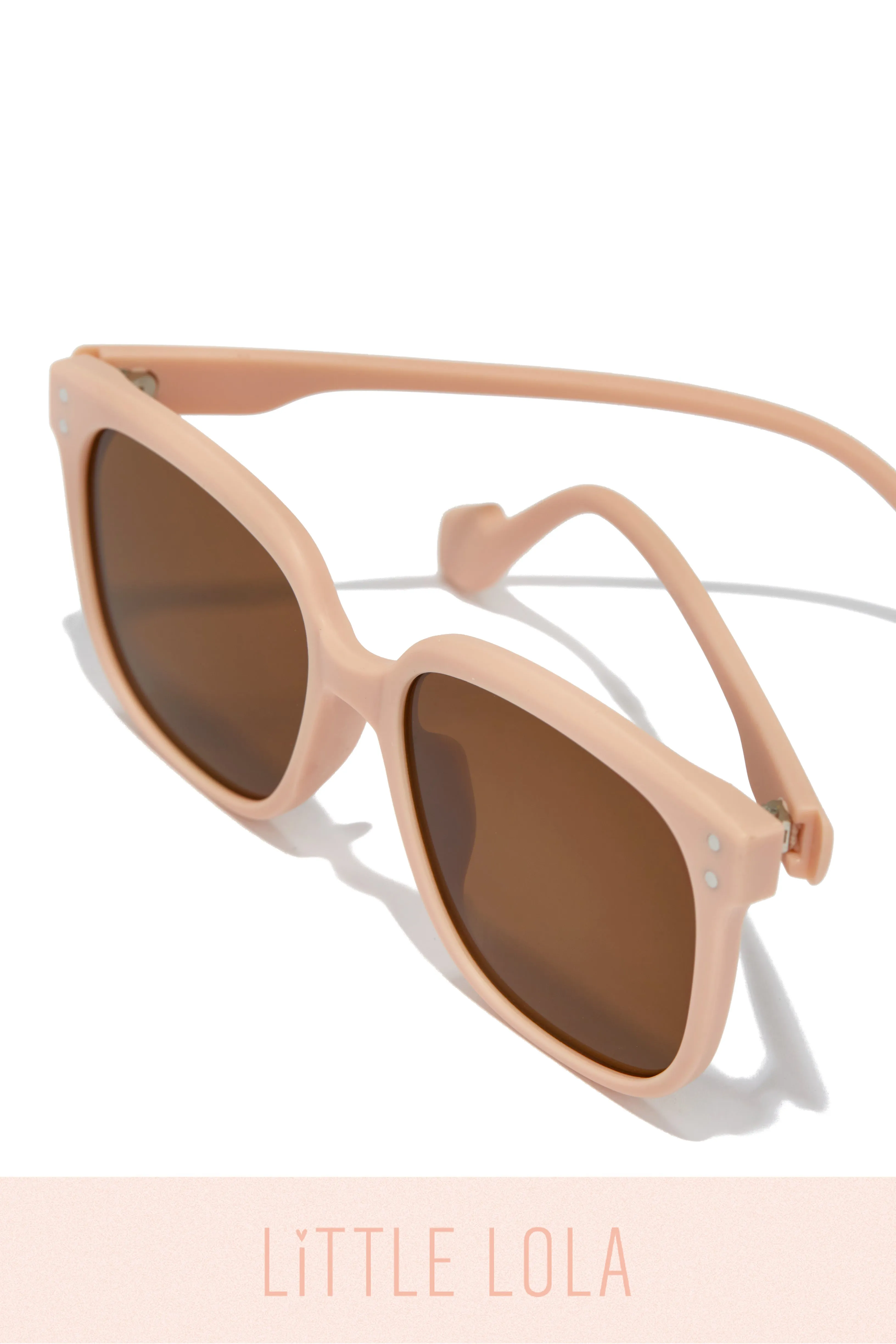 Celina Kids Oversized Sunglasses - Nude