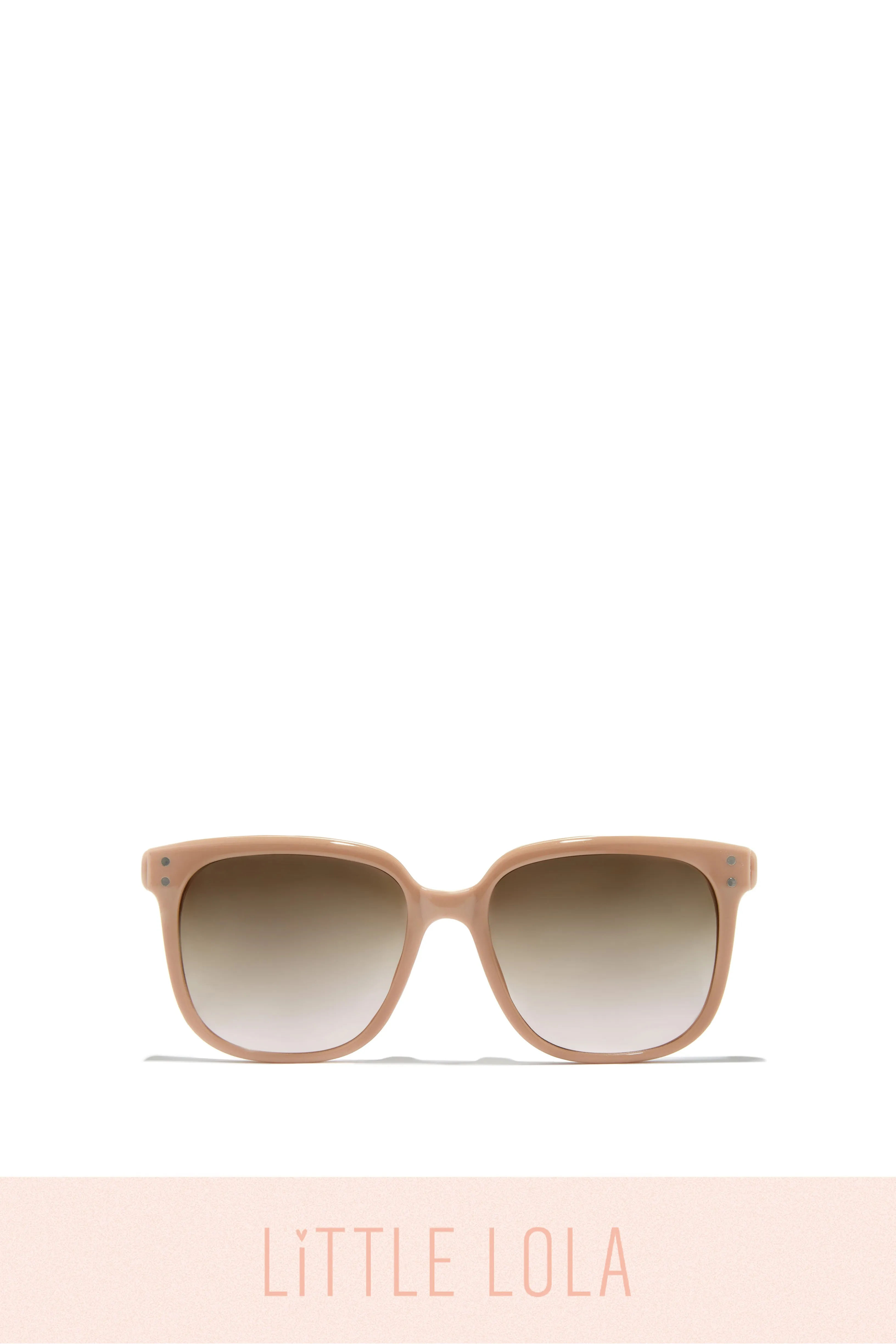 Celina Kids Oversized Sunglasses - Nude