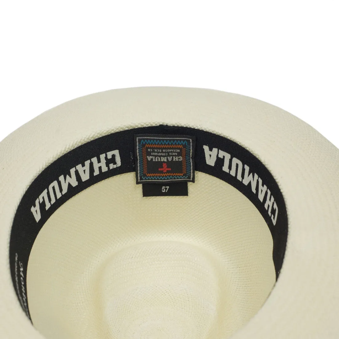 Chamula Aguacate Flat Panama hat in Blanco off white (restock)