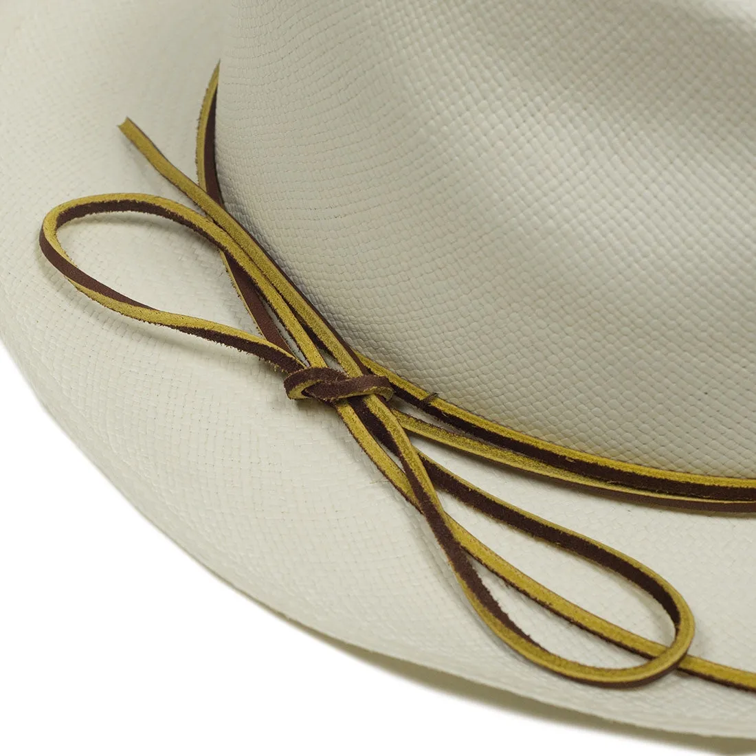 Chamula Aguacate Flat Panama hat in Blanco off white (restock)