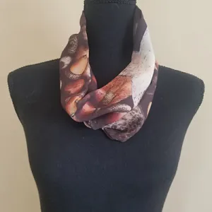 Chiffon Scarf - Acorns