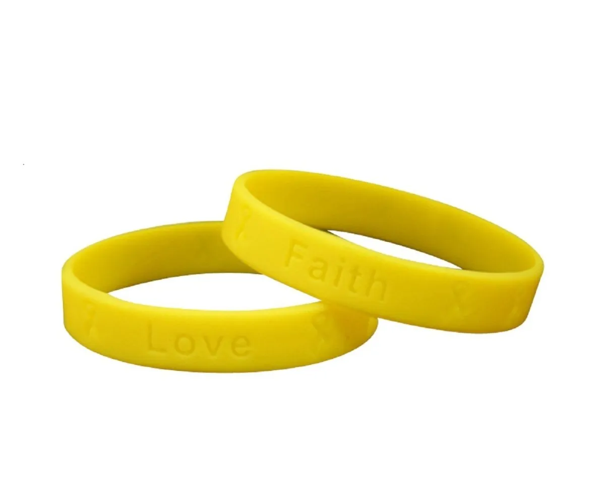 Child Spina Bifida Awareness Silicone Bracelet Wristbands