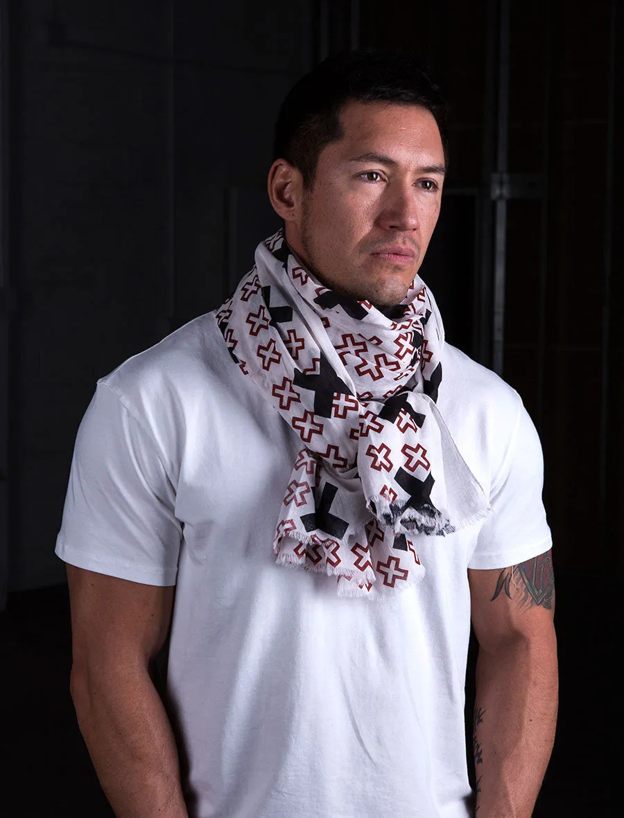 Cross Design Pattern Scarf