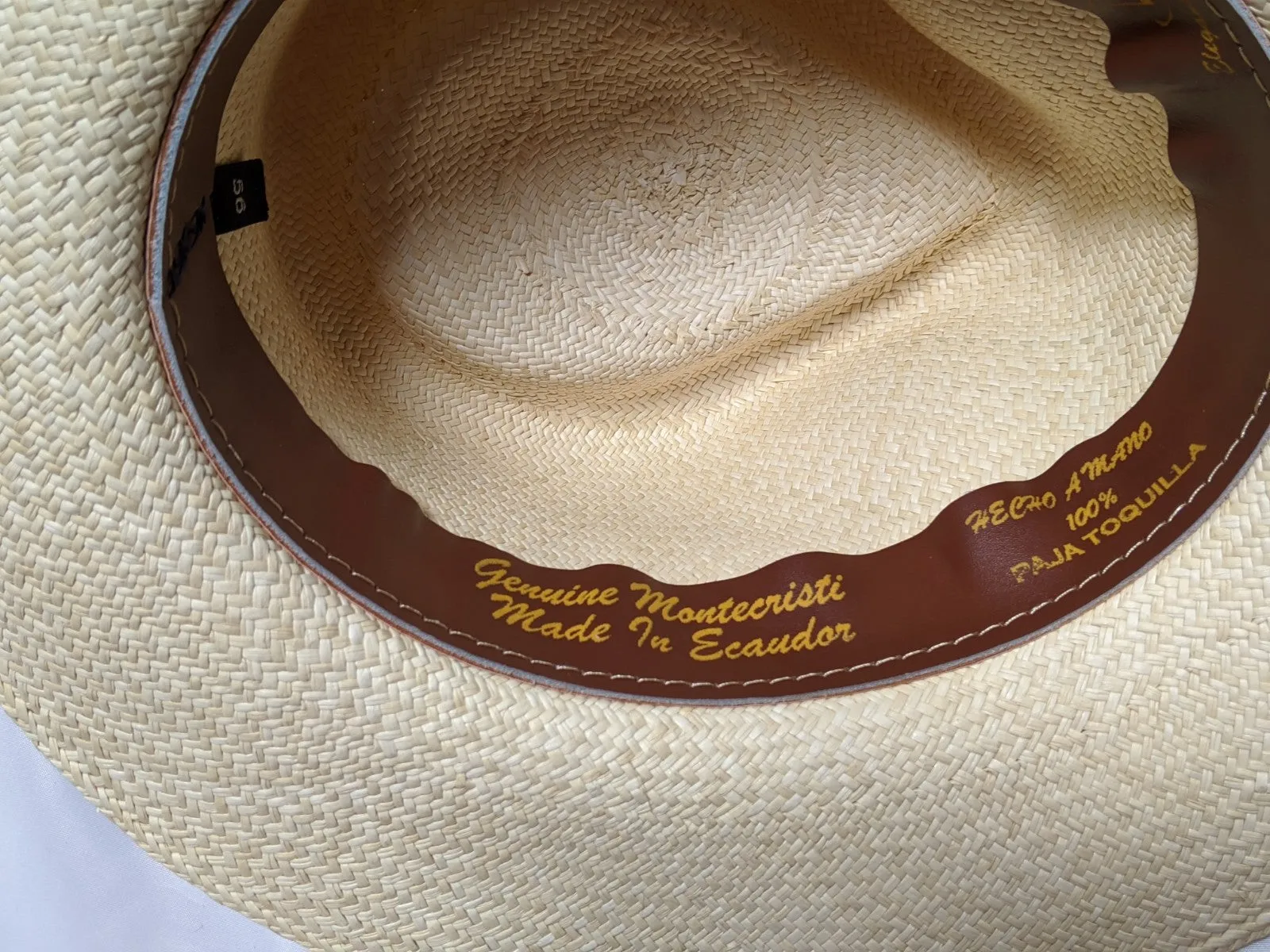 Fedora 6 7/8 - Natural (Montecristi Panama) #20-198