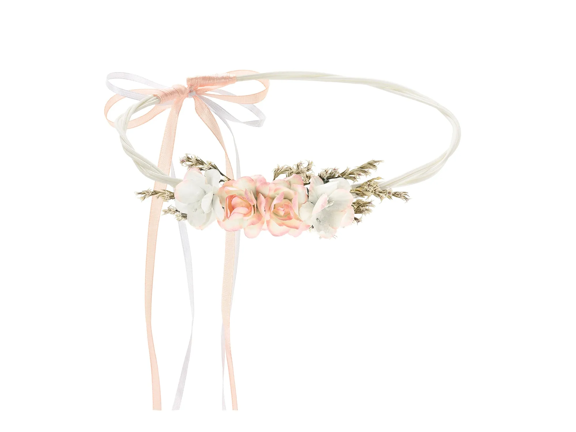 Flower Wrist Corsage Light Peach