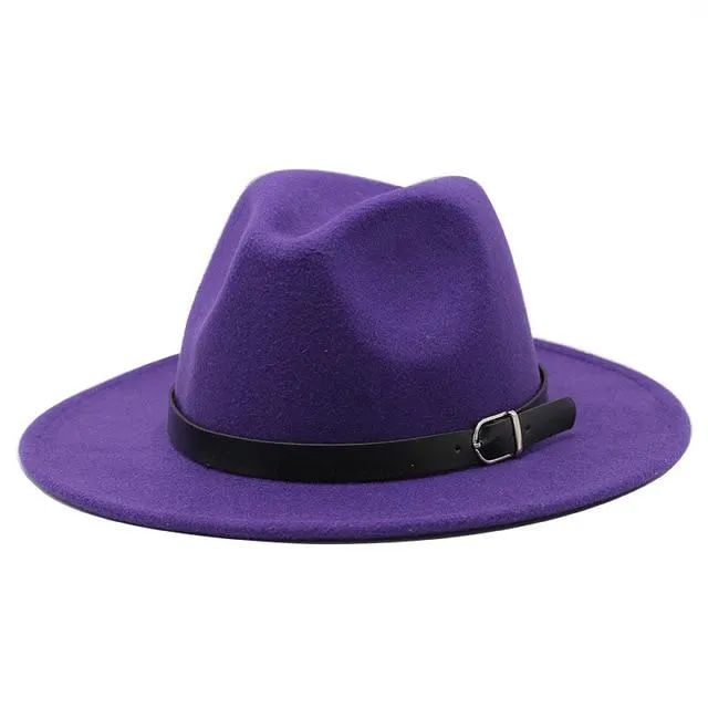 free shipping 2020 new Fashion men fedoras women's fashion jazz hat summer spring black woolen blend cap outdoor casual hat X XL