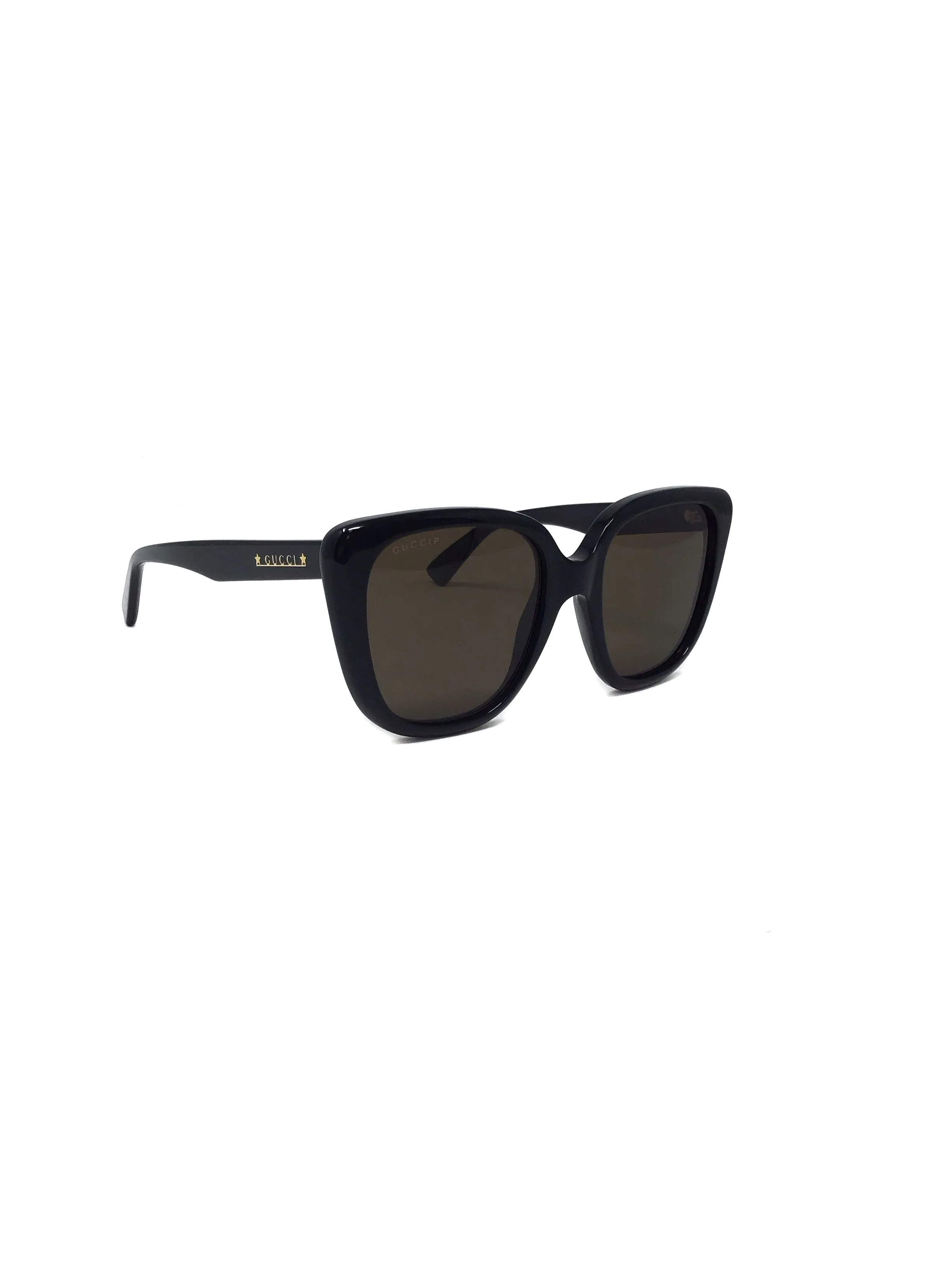 Gucci WC! Oversized Square Star Logo Sunglasses (Polarized)