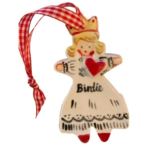 Heart Crown Girl Ornament