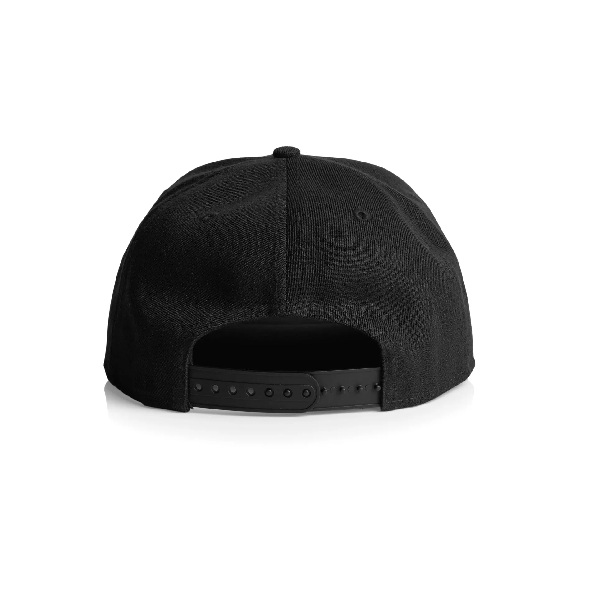 High Profile Snapback Cap - Black