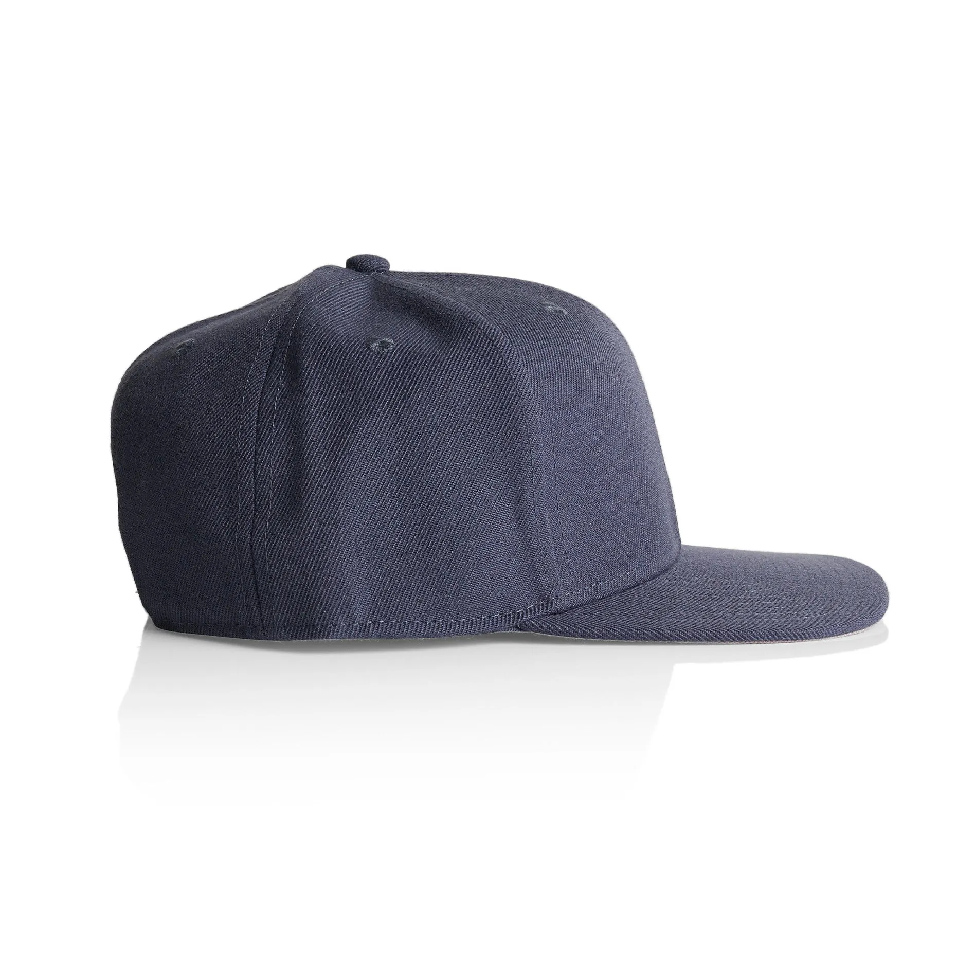 High Profile Snapback Cap - Petrol Blue