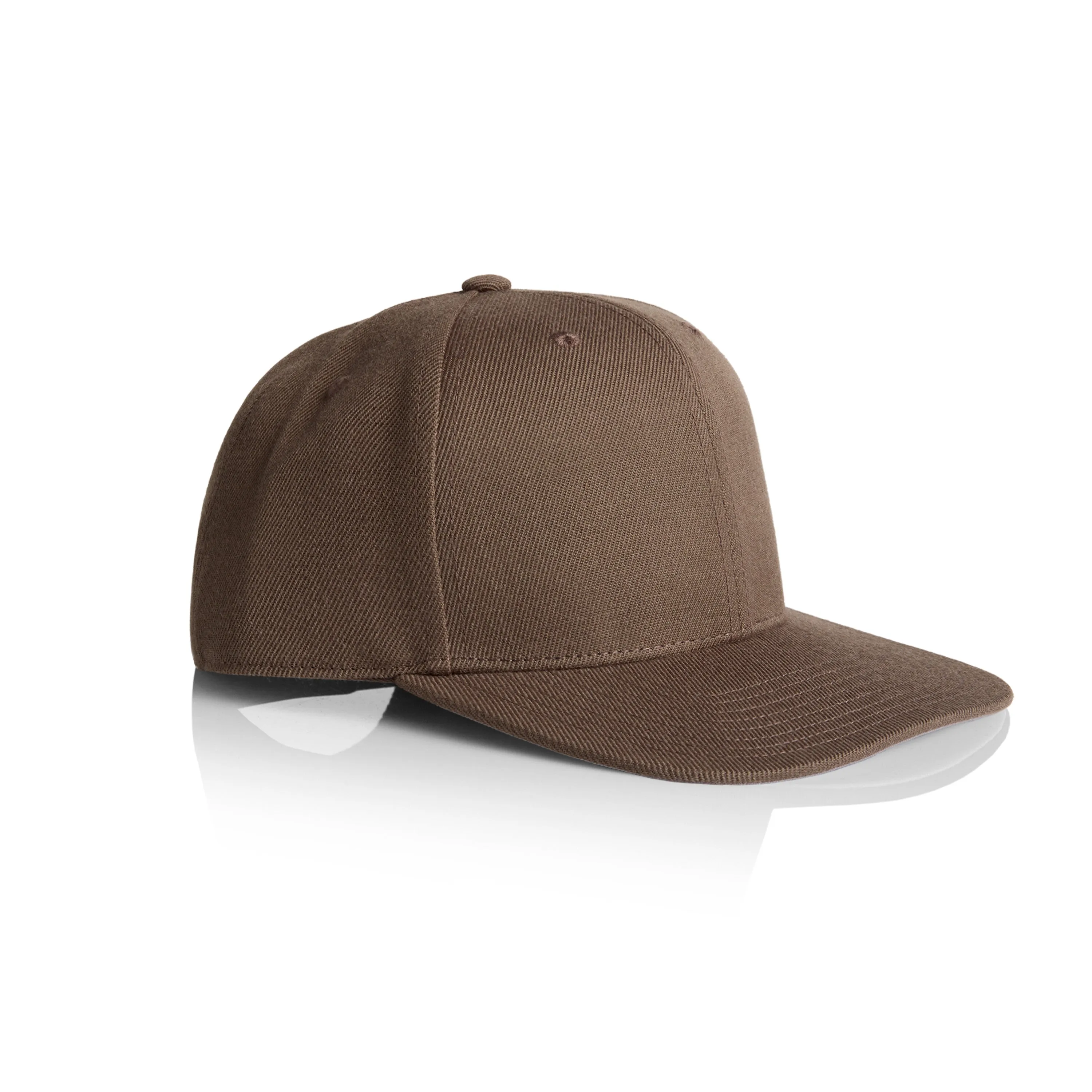 High Profile Snapback Cap - Walnut