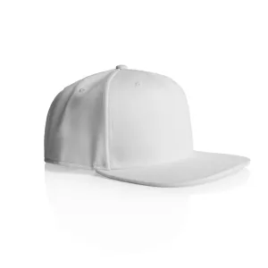 High Profile Snapback Cap - White