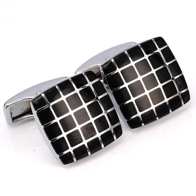 Hot!!! New high quality Vintage Wave Pattern Cuff Link Retro Exquisite Men's round Sleeve Nail hot style free shipping