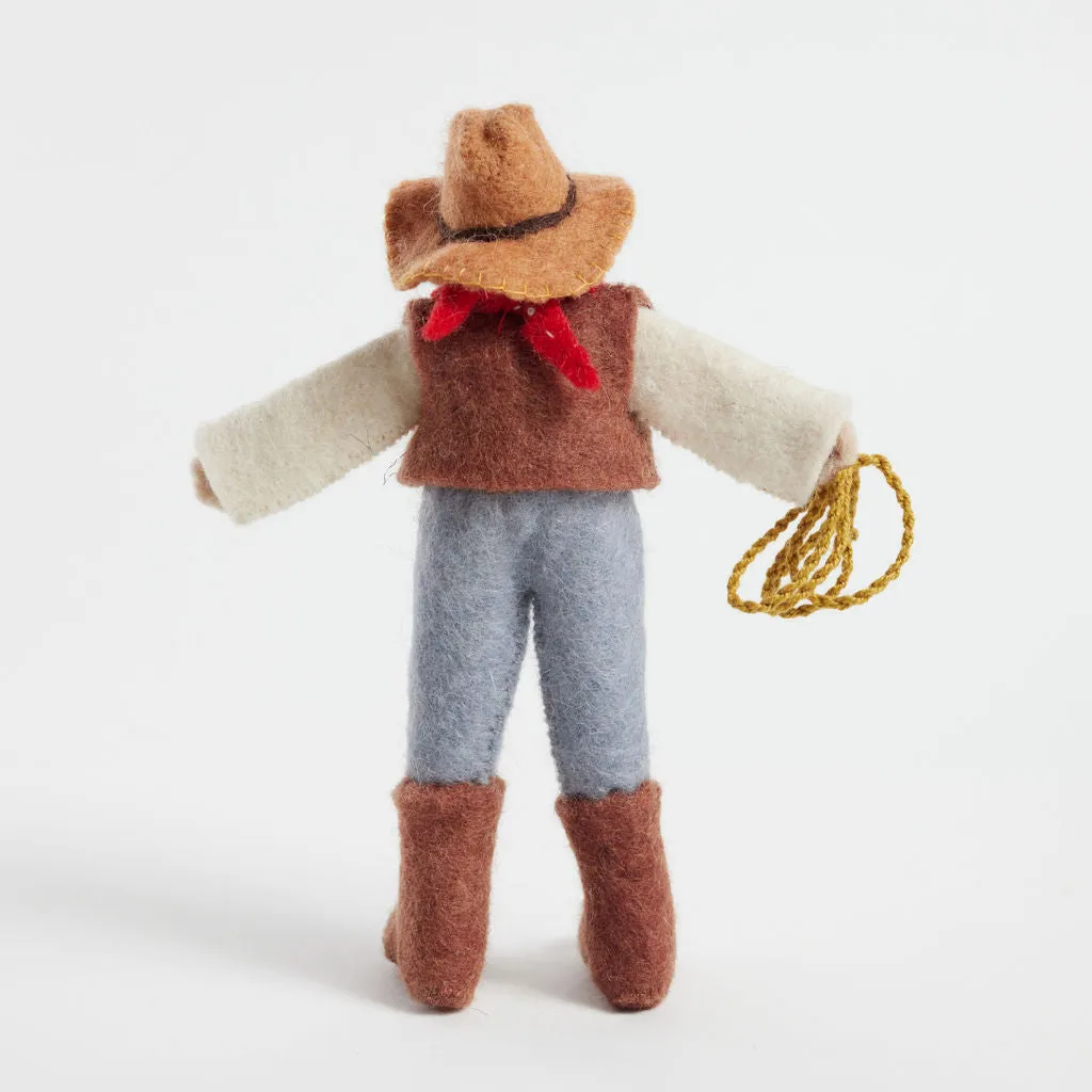 Howdy Cowboy Ornament