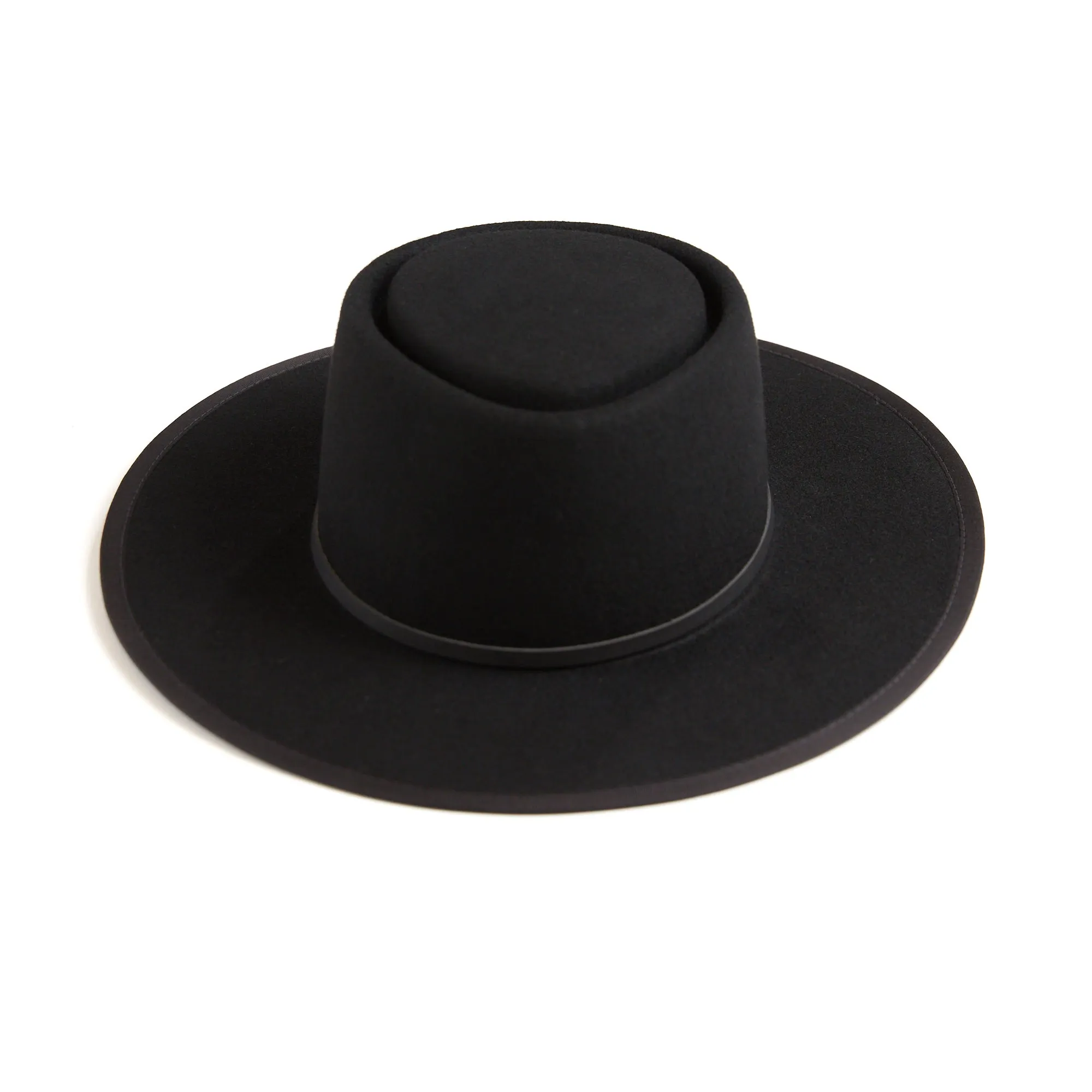 John Fedora Solid Black