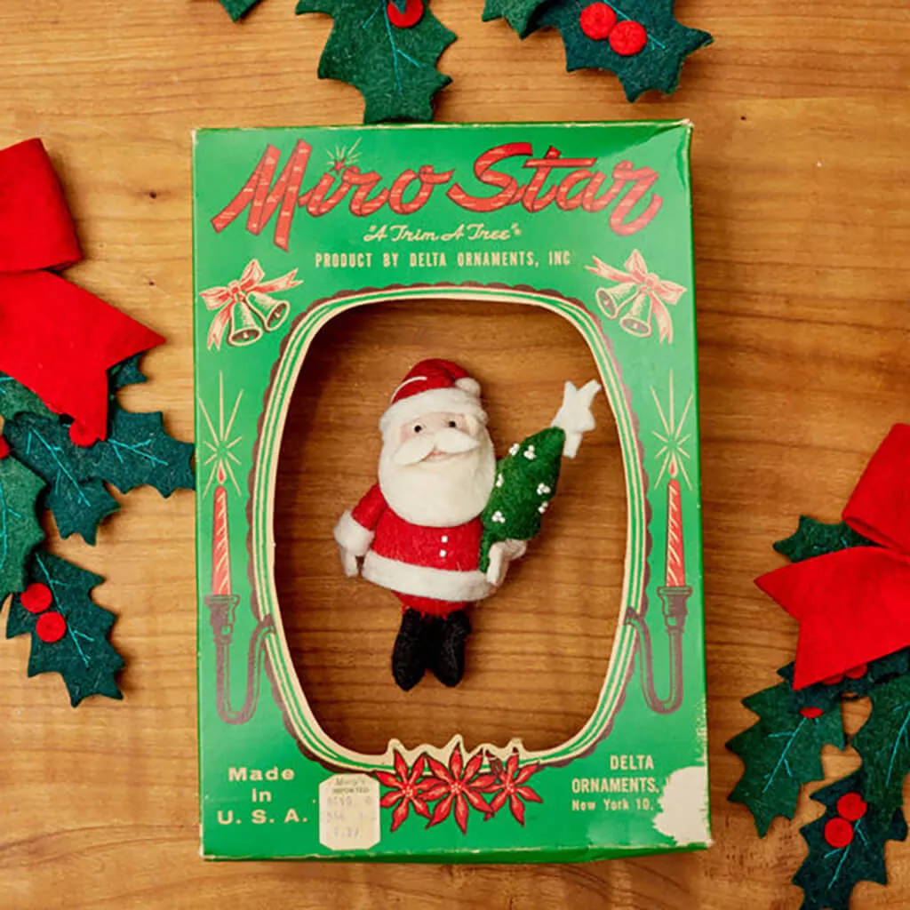 Joyful Days Santa Ornament - Light