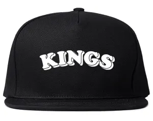 KINGS Bubble Letters Snapback Hat Cap