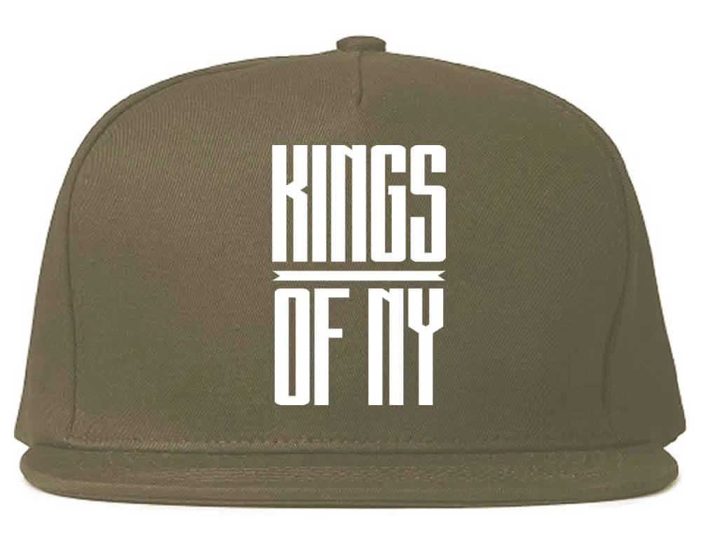 Kings Of NY Long Stretched Logo Snapback Hat Cap