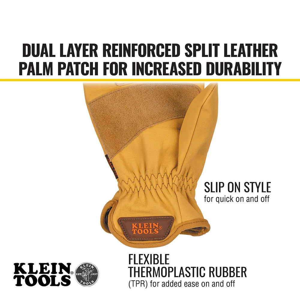 Klein 60602 Cowhide Leather Gloves, Small