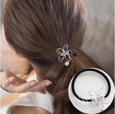 korean fashion women girls elastic hair rubber bands ties headwear ring rope accessories for women scrunchie ornaments wholesale