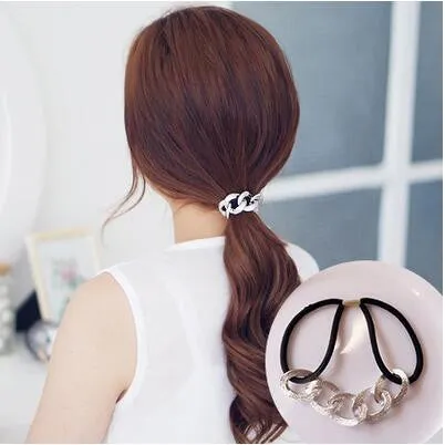 korean fashion women girls elastic hair rubber bands ties headwear ring rope accessories for women scrunchie ornaments wholesale