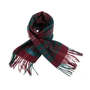 Lambswool Scottish Tartan Clan Scarf  Crawford