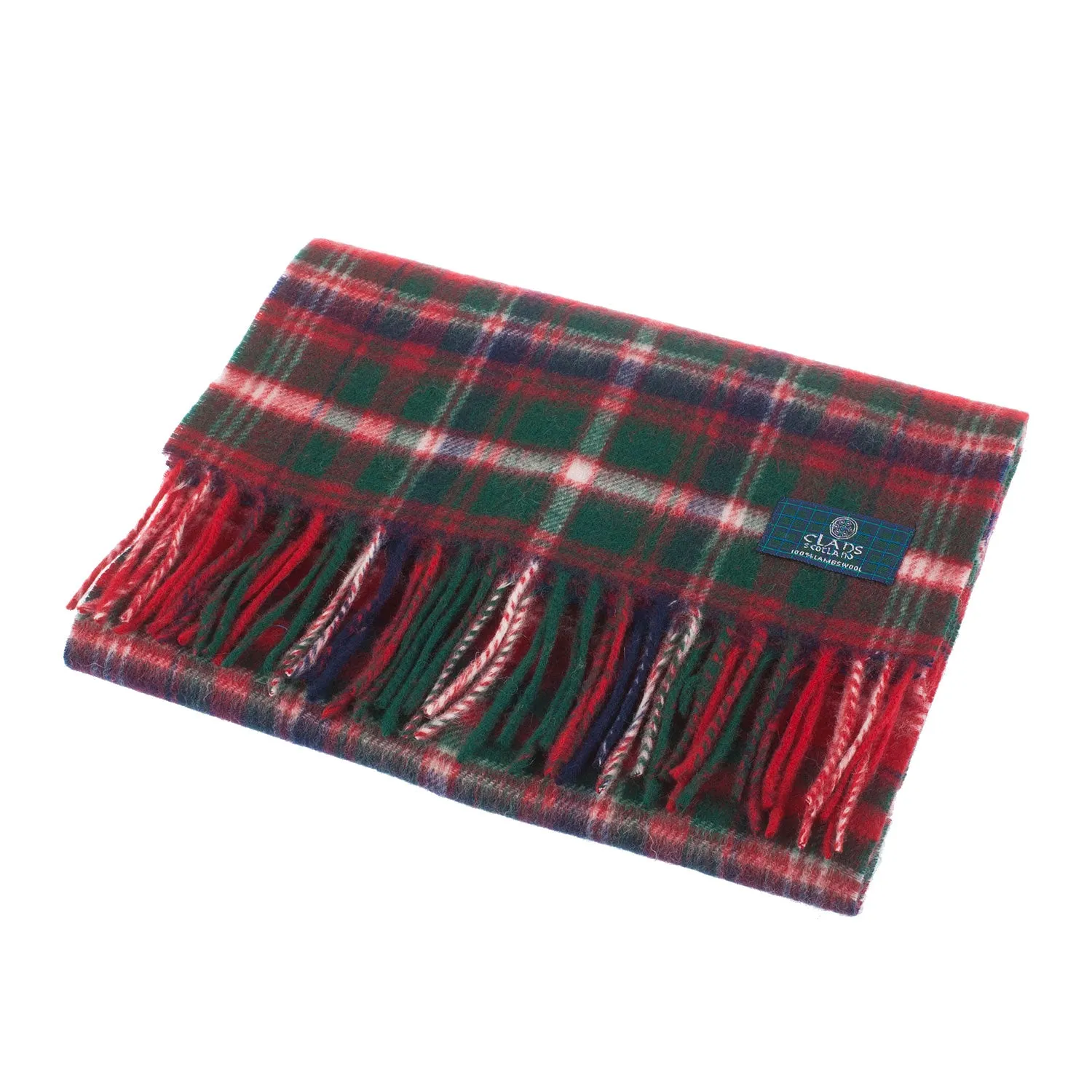 Lambswool Scottish Tartan Clan Scarf  Macdougall