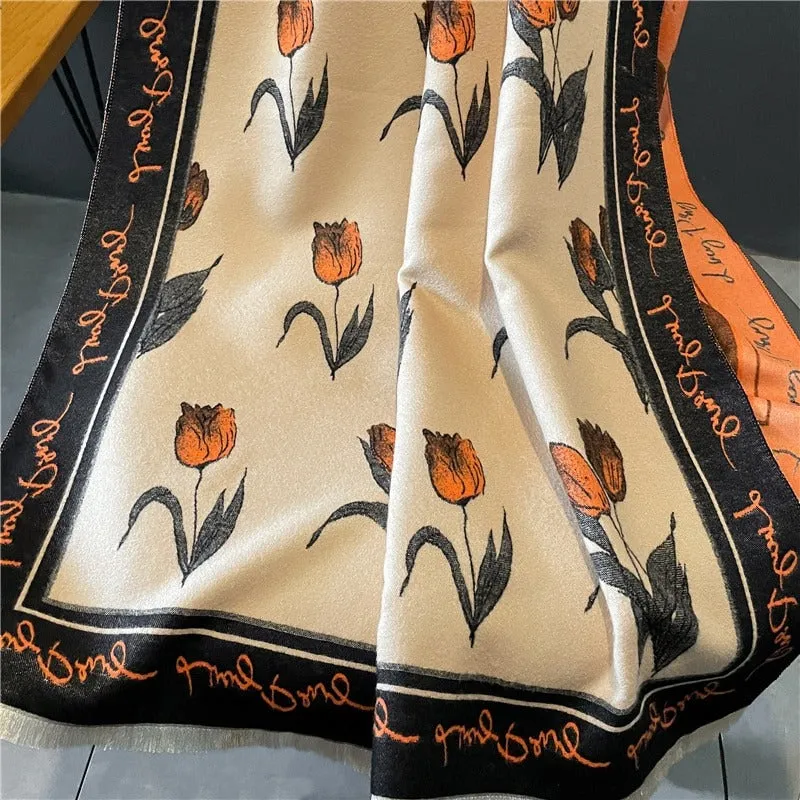 Luxurious Printed Winter Shawls and Wrap Scarves Winter Collection