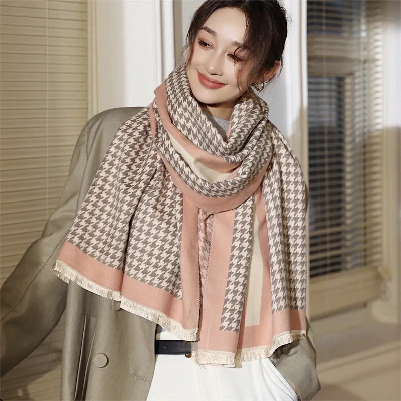 Luxurious Printed Winter Shawls and Wrap Scarves Winter Collection