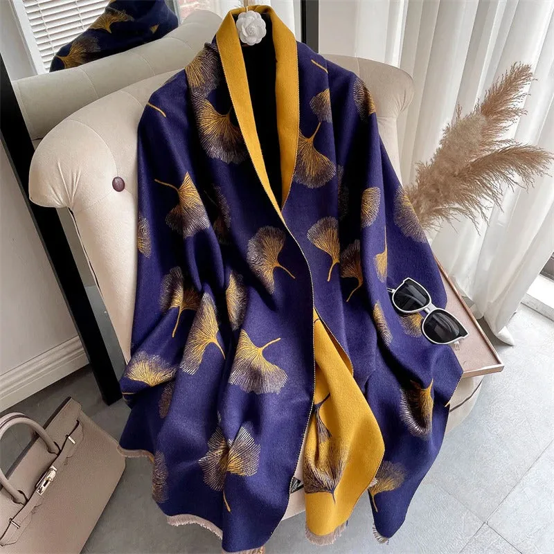 Luxurious Printed Winter Shawls and Wrap Scarves Winter Collection