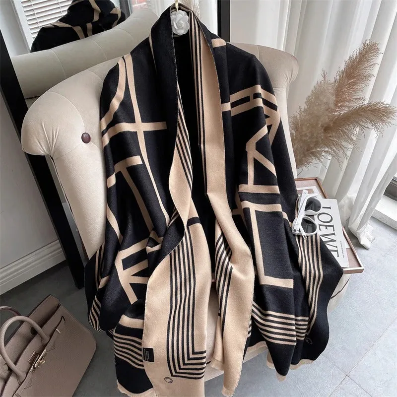 Luxurious Printed Winter Shawls and Wrap Scarves Winter Collection