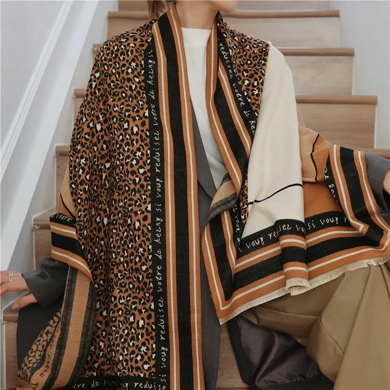 Luxurious Printed Winter Shawls and Wrap Scarves Winter Collection