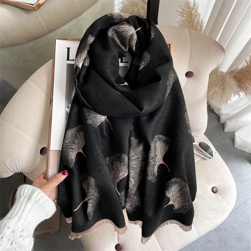 Luxurious Printed Winter Shawls and Wrap Scarves Winter Collection