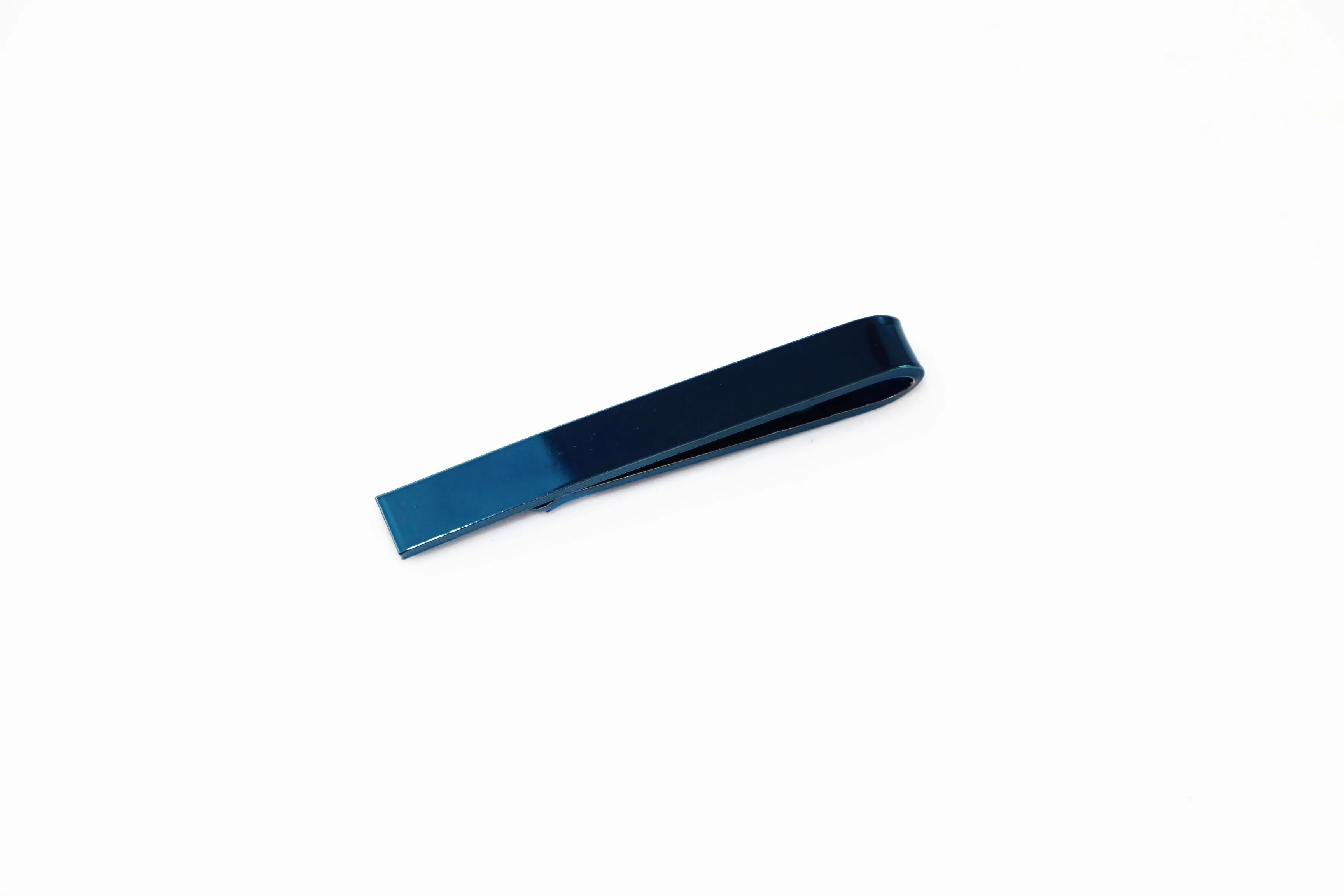 Mens Blue Tie Clip Clasp