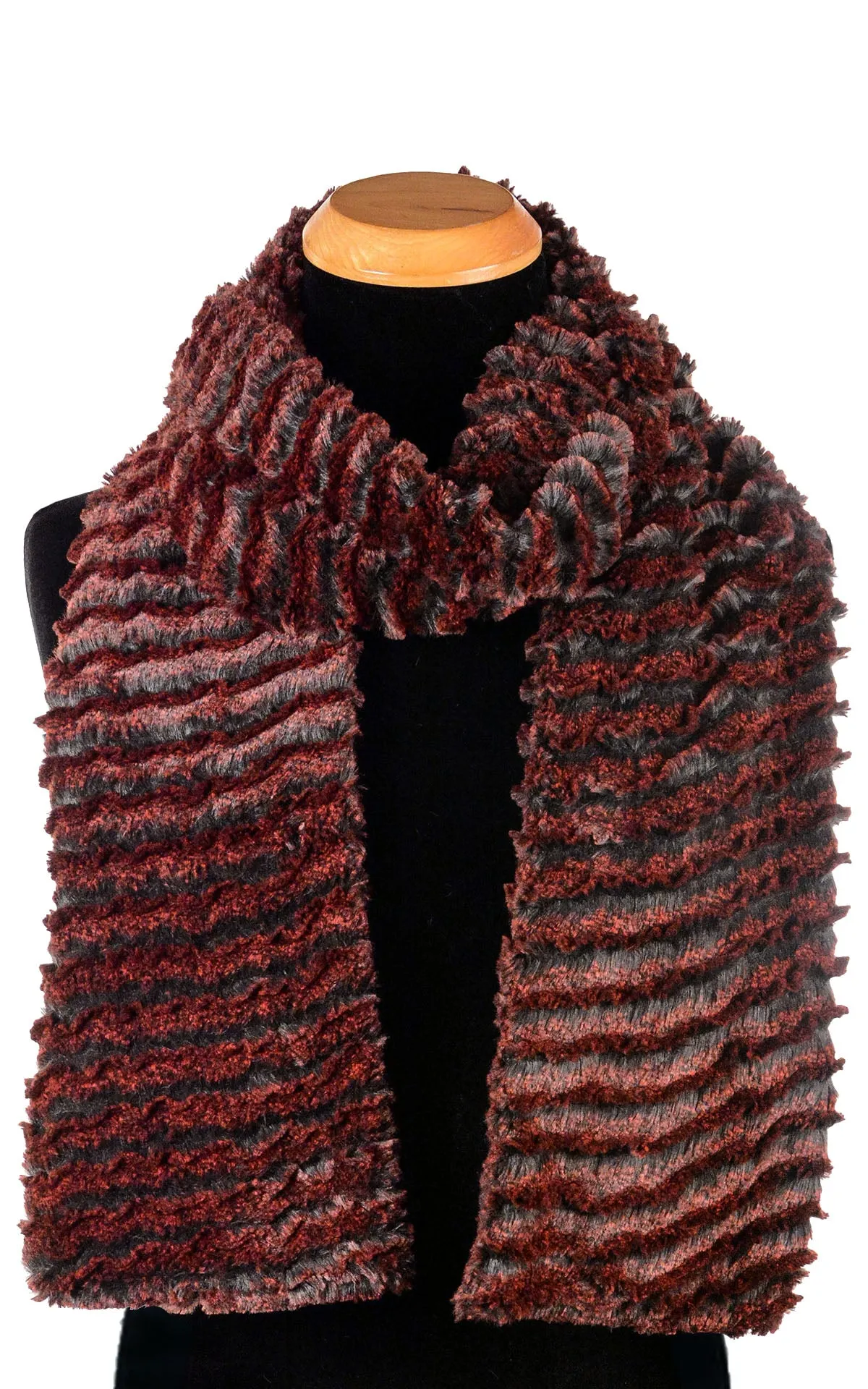 Men's Classic Scarf - Desert Sand Faux Fur