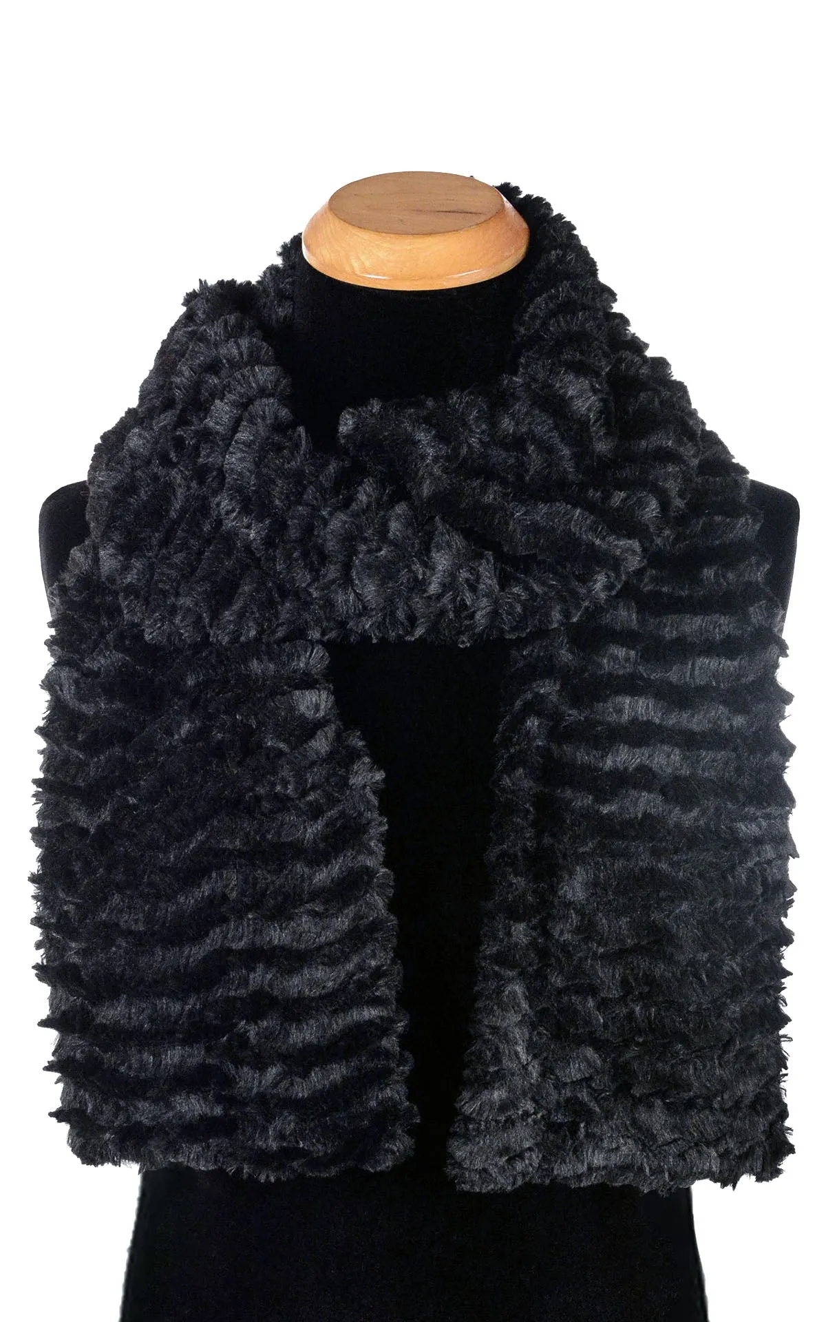 Men's Classic Scarf - Desert Sand Faux Fur