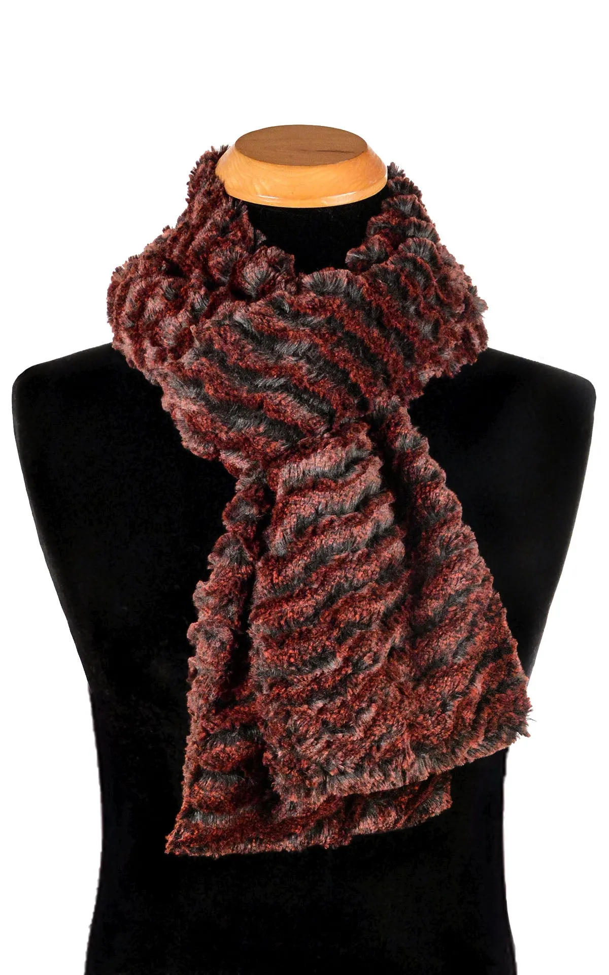 Men's Classic Scarf - Desert Sand Faux Fur