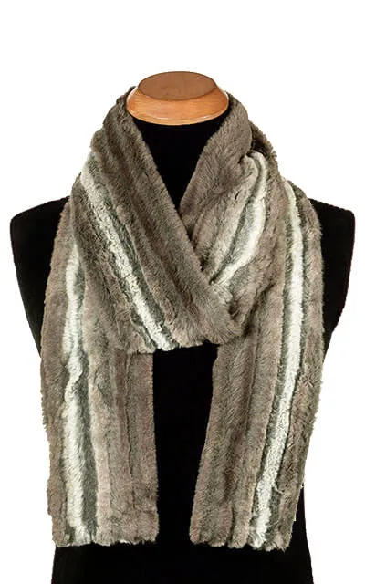 Men's Classic Scarf - Luxury Faux Fur in Willows Grove