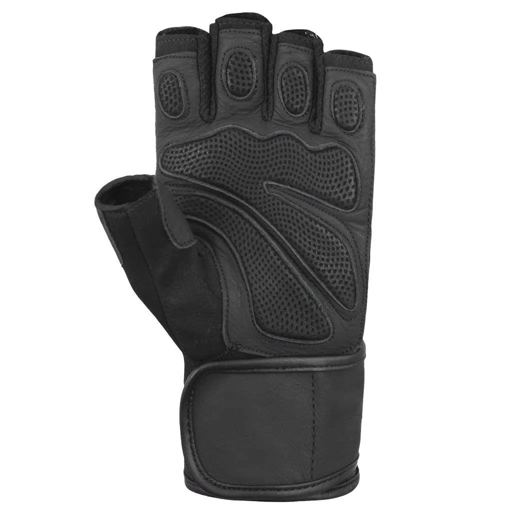 Morgan B2 Bomber Leather Weightlifting Gloves